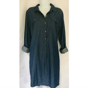 Old Navy Blue Chambray Dress